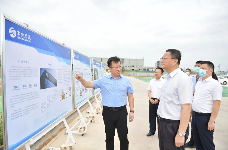 西安市委常委、經(jīng)開區(qū)黨工委書記康軍一行蒞臨公司調(diào)研考察